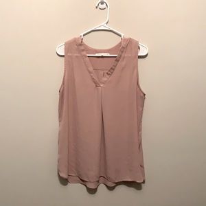 Violet & Clair pink blouse. Sz L